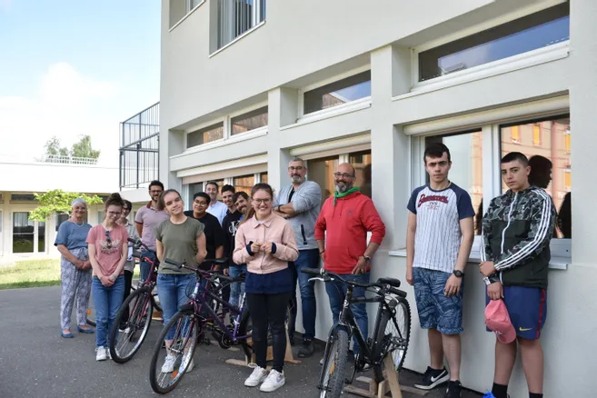 Les jeunes ont redonné vie aux vélos